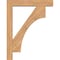 Ekena Millwork Westlake Block Smooth Bracket w/ Offset Brace, Western Red Cedar, 5 1/2"W x 28"D x 36"H BKT0604X28X36WTL05SWR - alternate 4